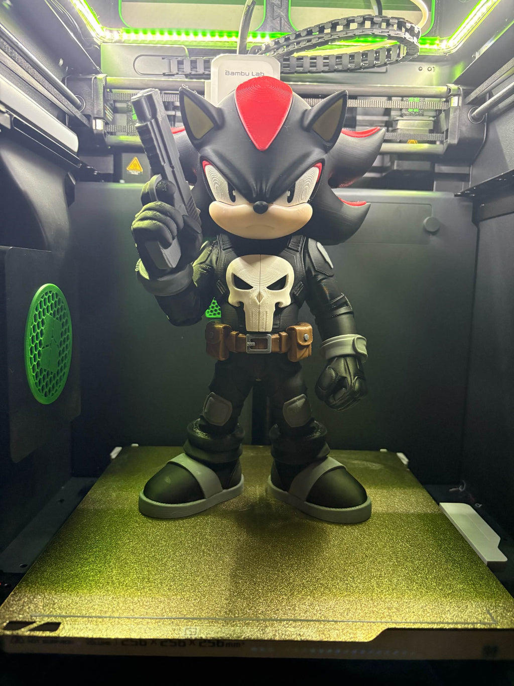 Shadow "Punisher" Mashup Figure — Hand-Made 3D Print