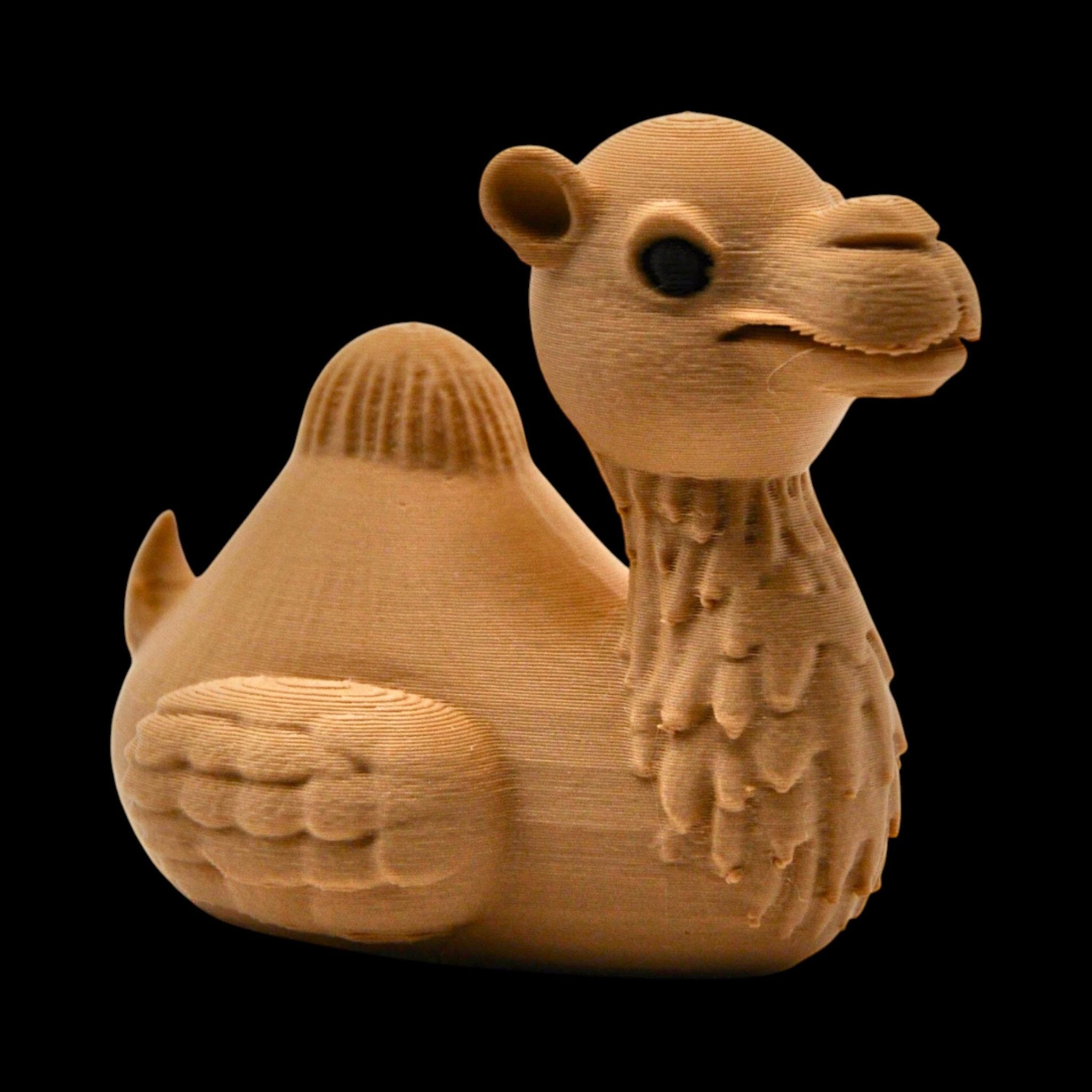 2 Different Camel Duck Figurine Tan & Brown Desert Theme Collection - JM Designs