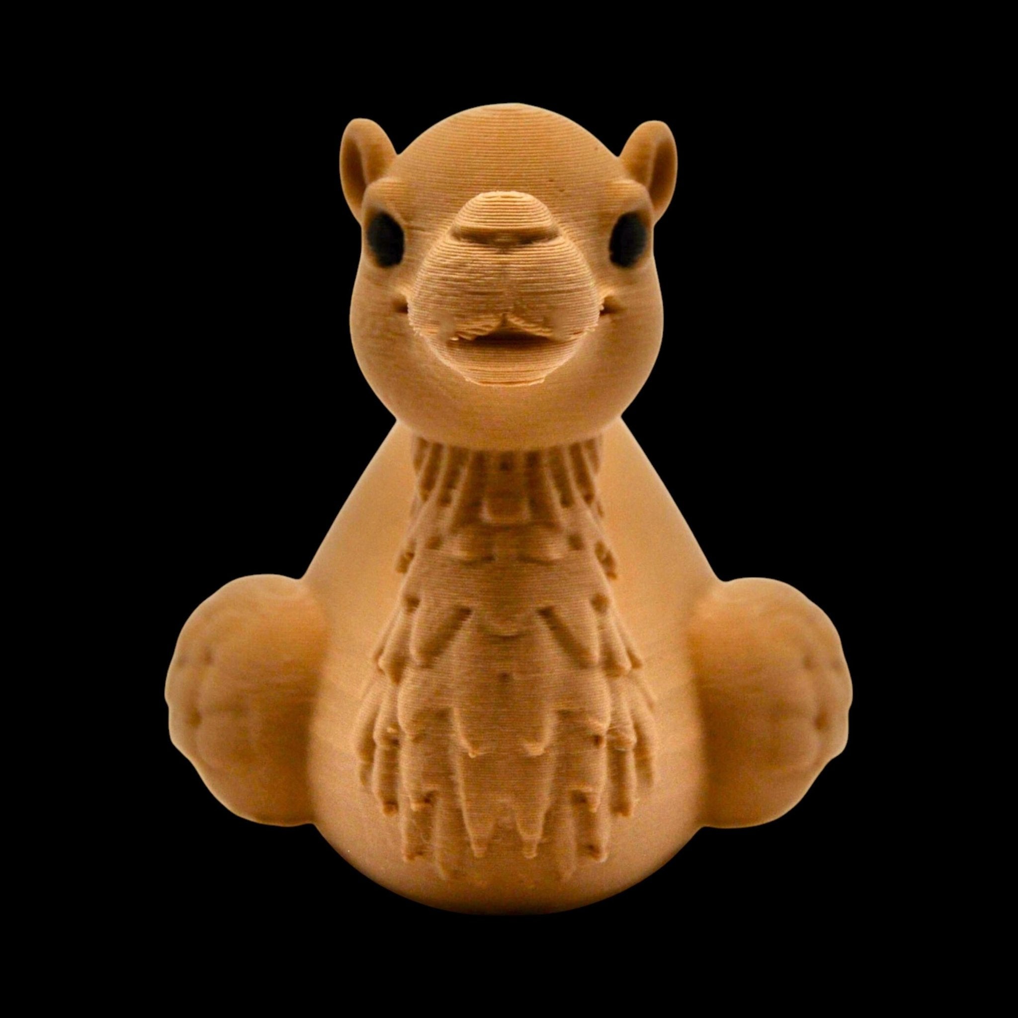 2 Different Camel Duck Figurine Tan & Brown Desert Theme Collection - JM Designs