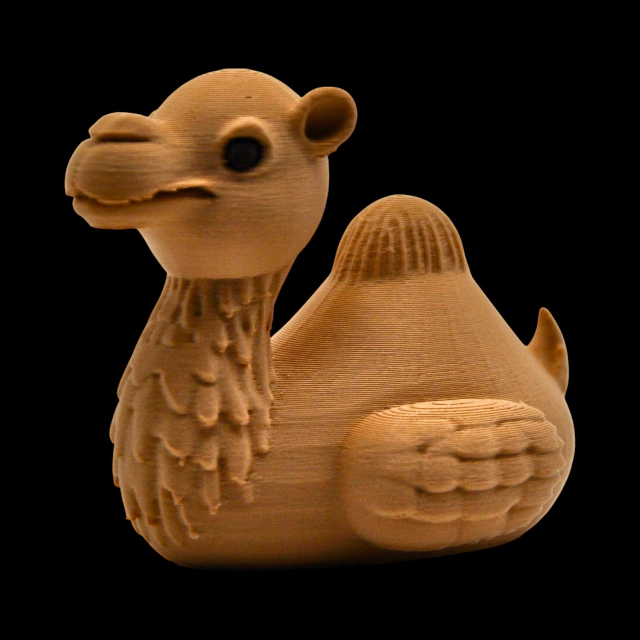 2 Different Camel Duck Figurine Tan & Brown Desert Theme Collection - JM Designs