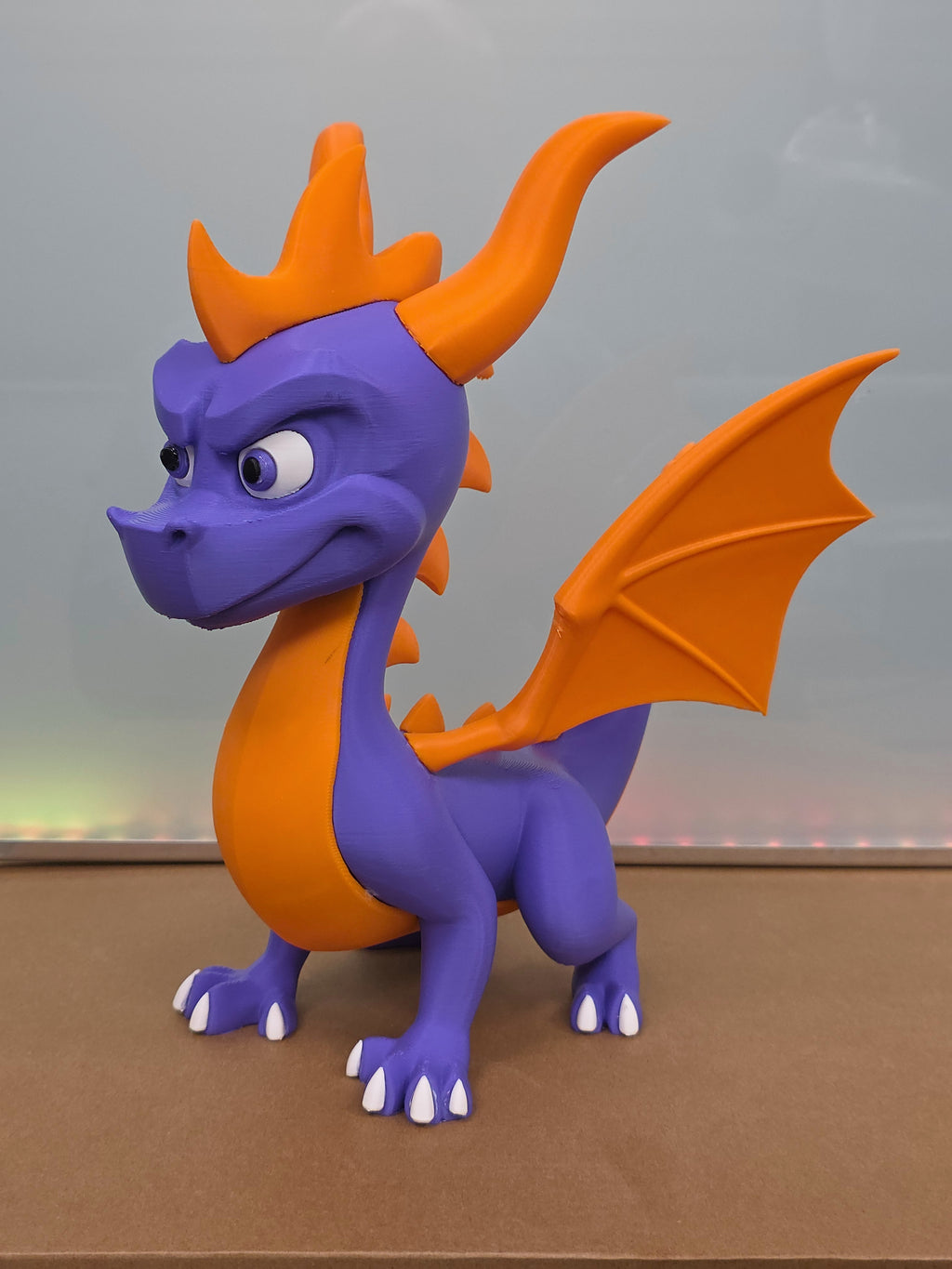 Spyro the Dragon Figure — 14" Hand-Made 3D Print