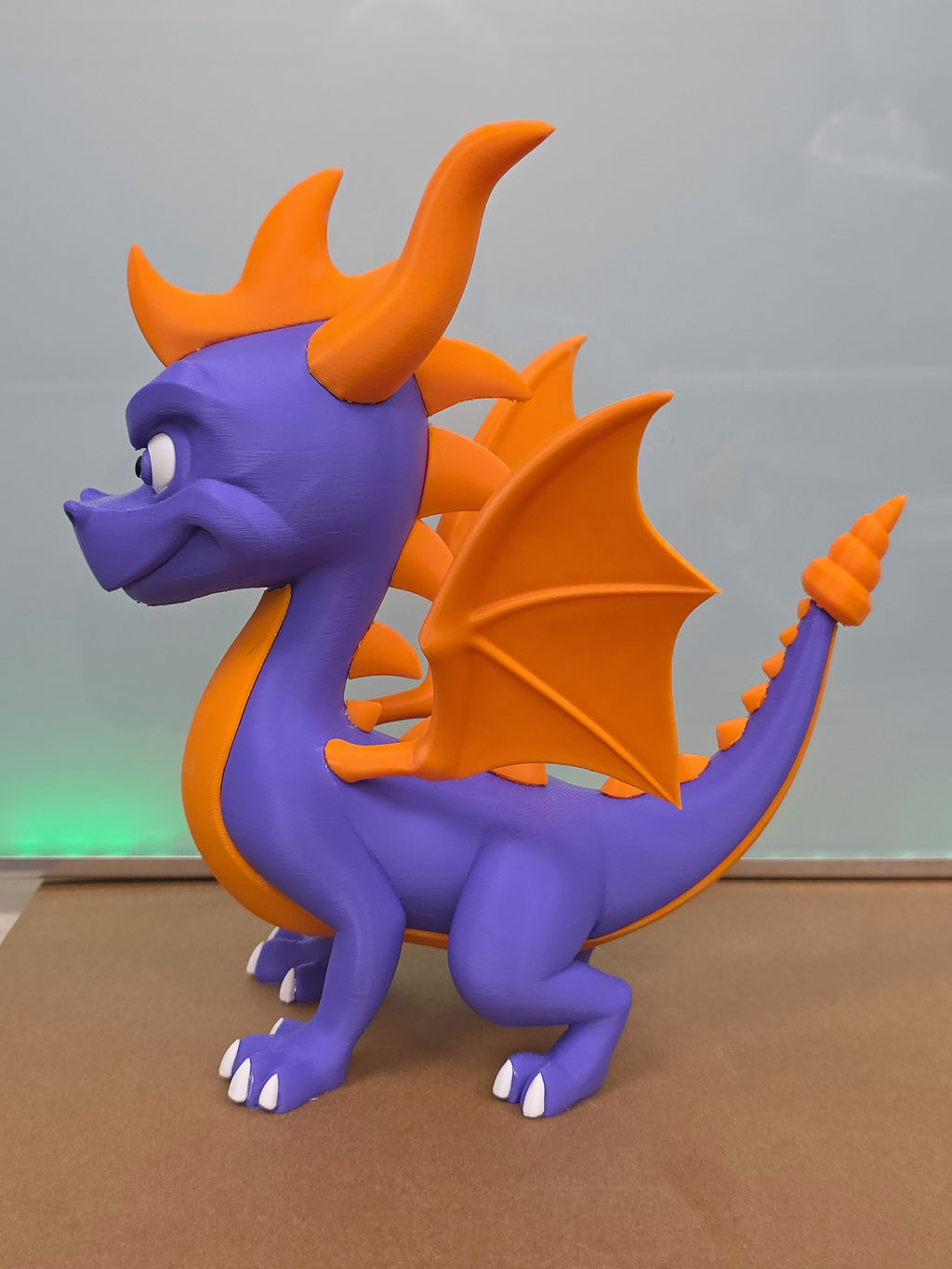 Spyro the Dragon Figure — 14" Hand-Made 3D Print