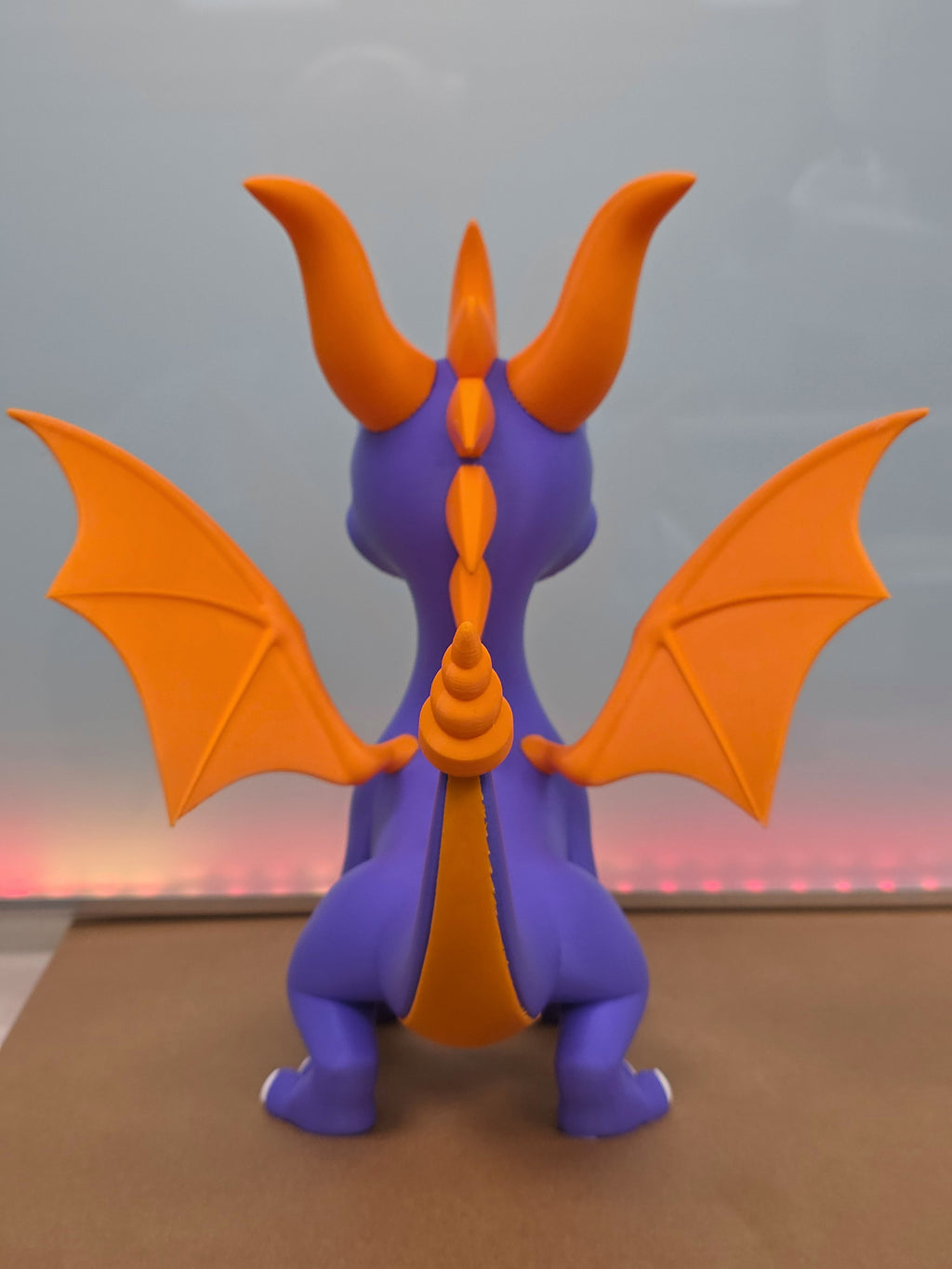 Spyro the Dragon Figure — 14" Hand-Made 3D Print