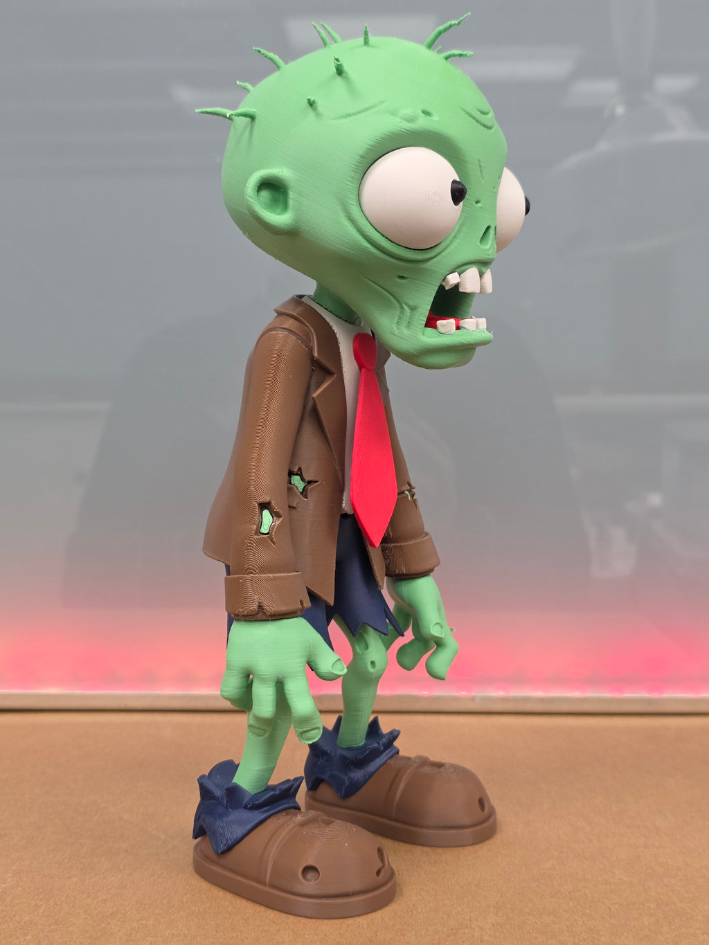 Plants vs. Zombies Zombie Figure 12" TALL — Hand-Made 3D Print