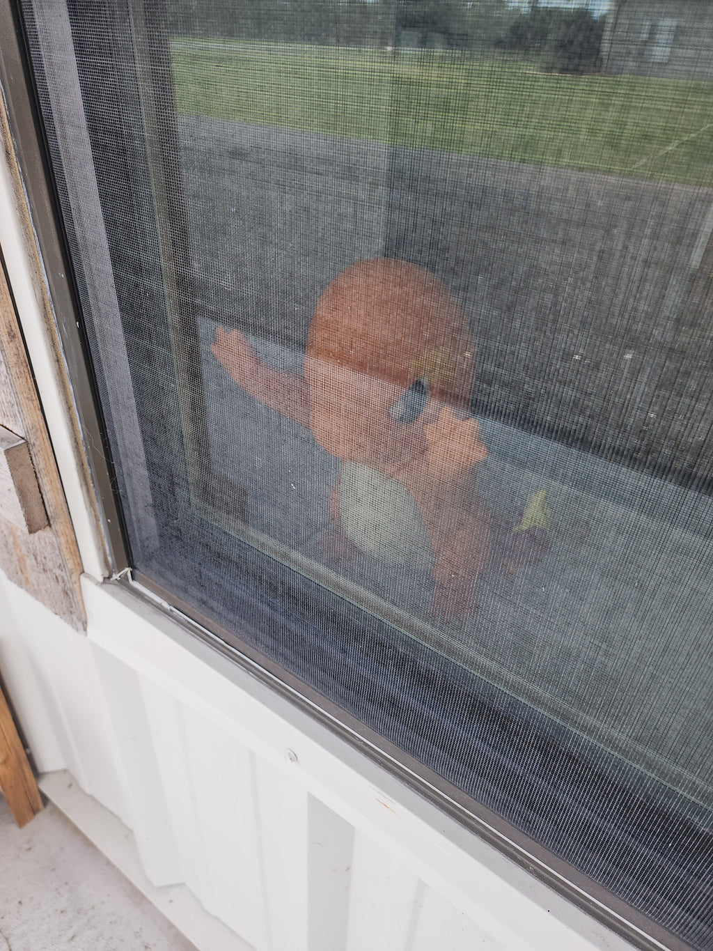 12" Charmander Pokemon Figure — 3D Printed Display Statue, Card Art Pose