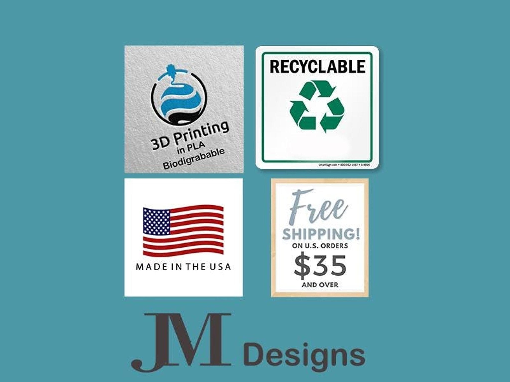 3D Printed Bookmarks, Cozy Christmas Winter Village Set - JM Designs