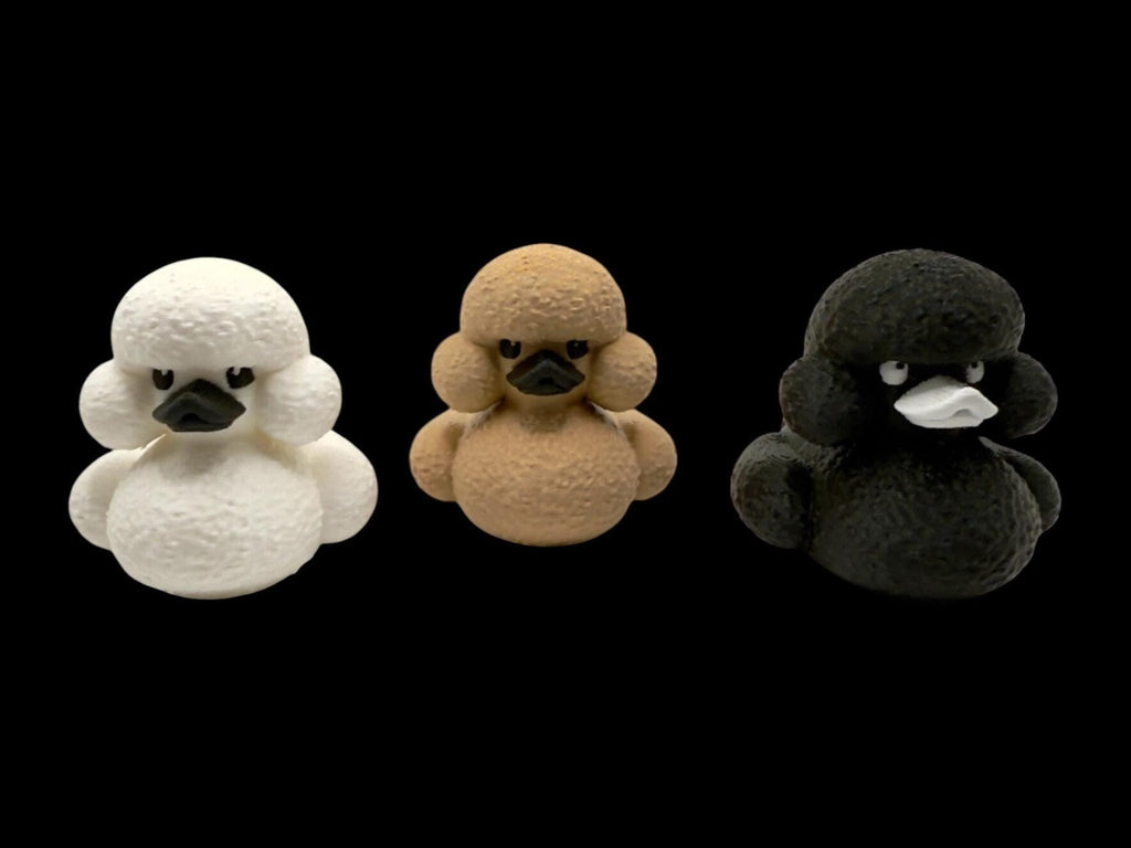 3D Printed Desk Toy Poodle Collectible, Quirky Office Decoration - JM Designs