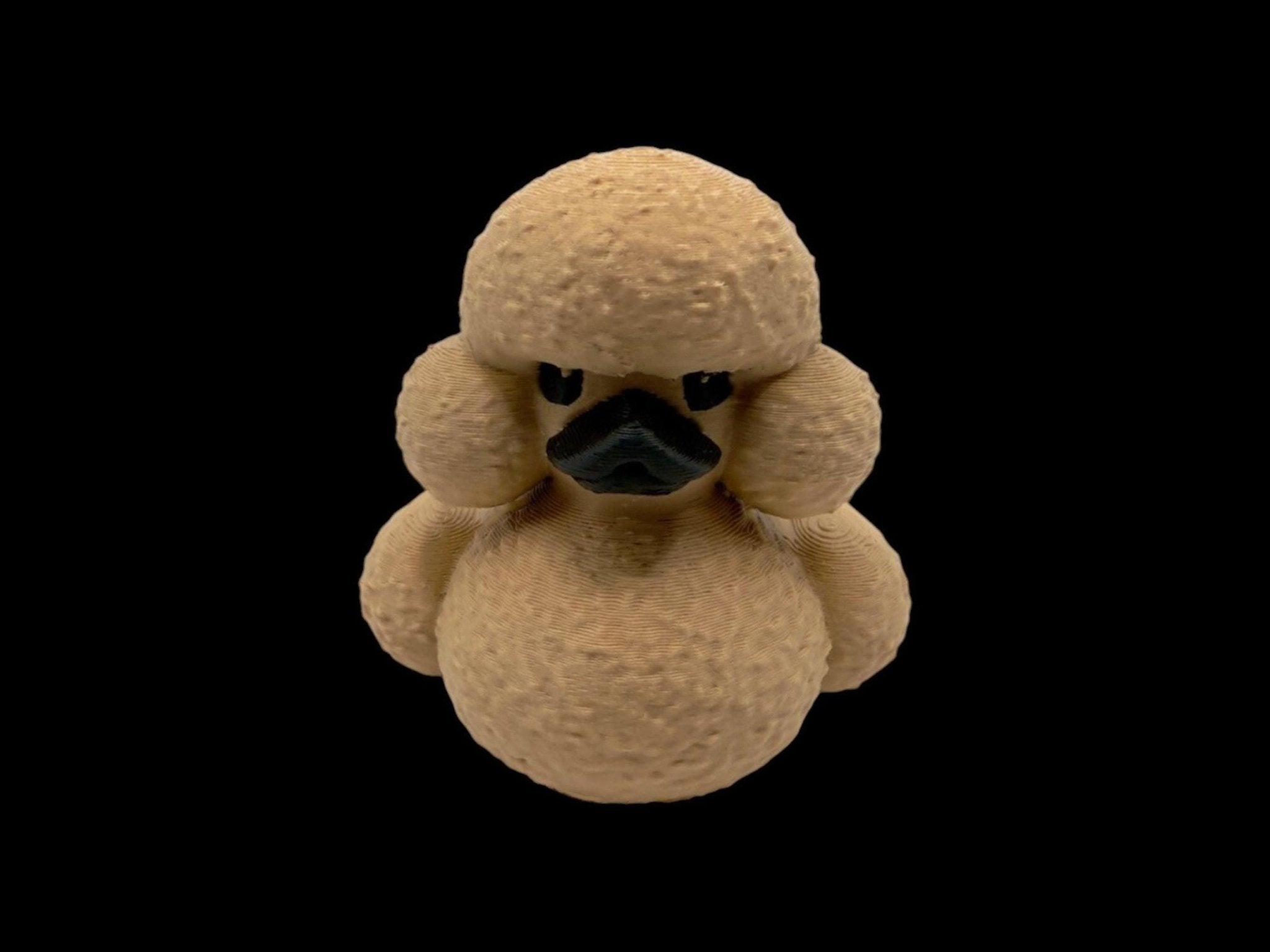3D Printed Desk Toy Poodle Collectible, Quirky Office Decoration - JM Designs