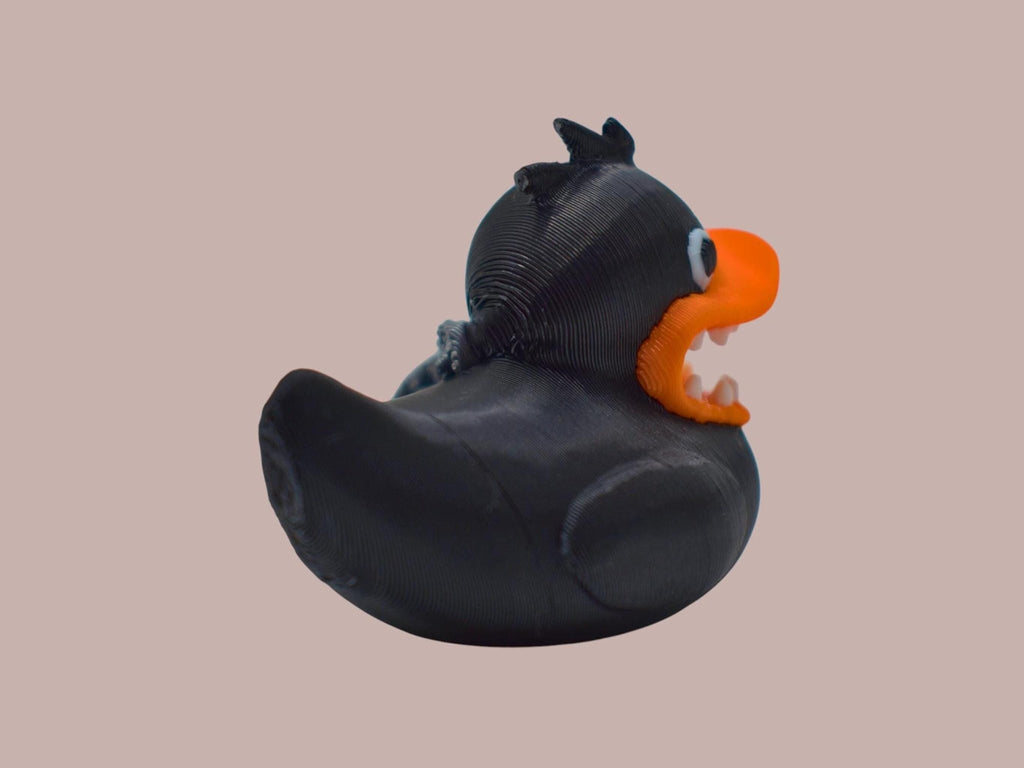 3D Printed Duck Figurine, Chain Chomp Bath Toy for Nautical Decor - JM Designs