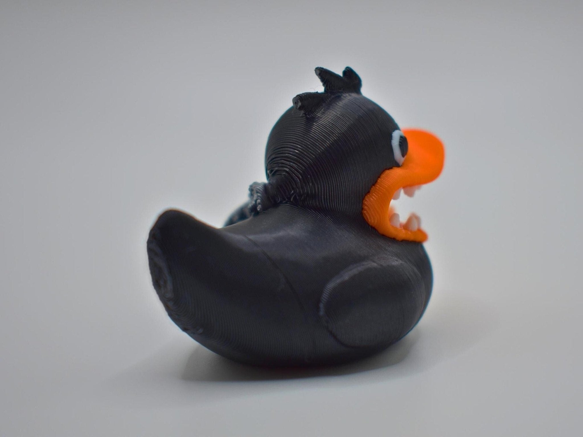 3D Printed Duck Figurine, Chain Chomp Bath Toy for Nautical Decor - JM Designs