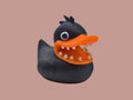 3D Printed Duck Figurine, Chain Chomp Bath Toy for Nautical Decor - JM Designs