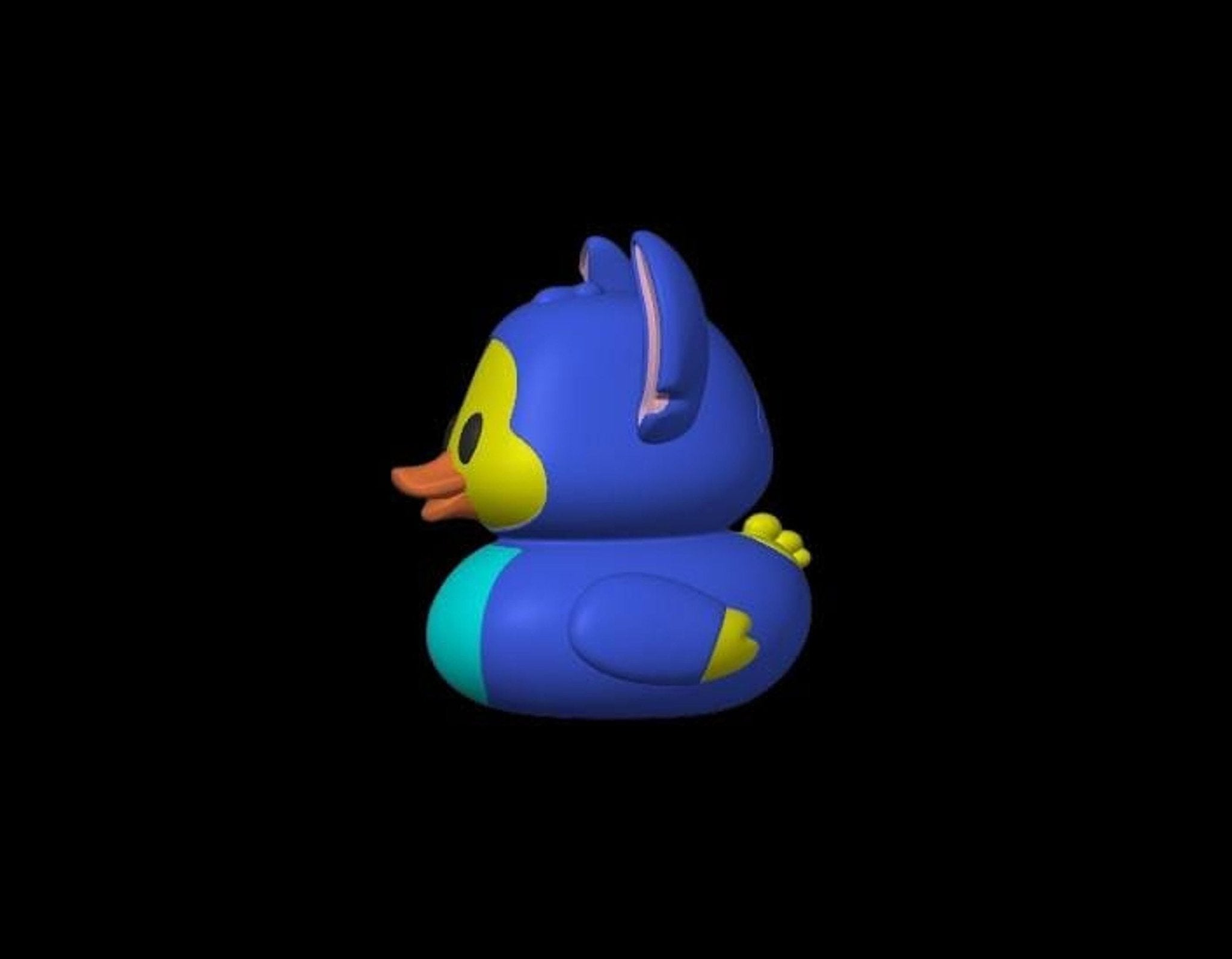 3D Printed Duck Figurine, Custom Made Disney Stitch Decor for Jeep Dashboard - JM Designs