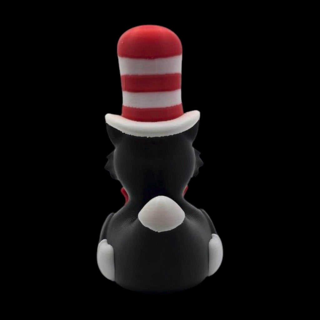 3D Printed Duck Figurine Set, Cat in the Hat and Thing 1 & 2 for Kids Room Display - JM Designs