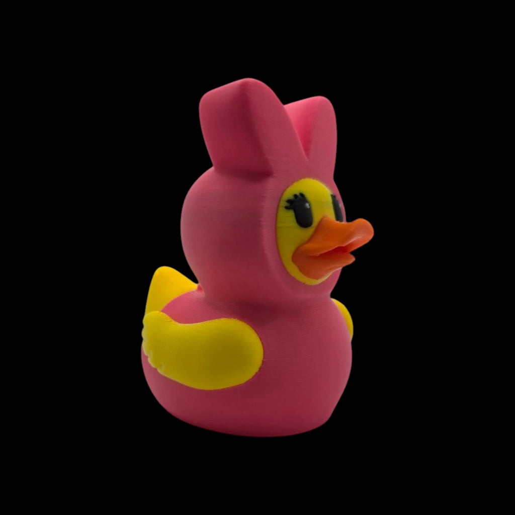 3d Printed Duck Figurine Toy Marshmallow Peep Easter Decoration Accessory Candy Shaped Ornament Blue Pink - JM Designs