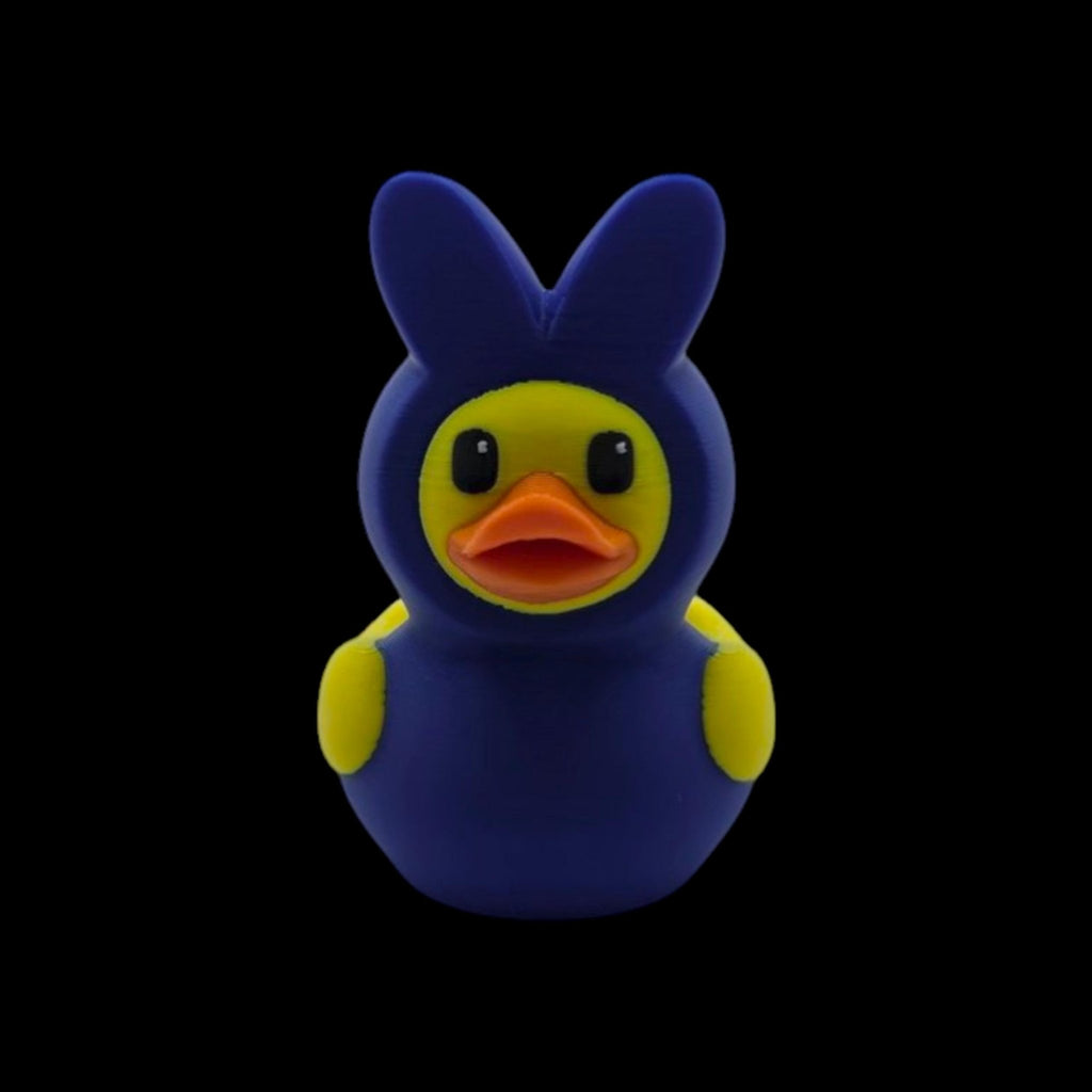 3d Printed Duck Figurine Toy Marshmallow Peep Easter Decoration Accessory Candy Shaped Ornament Blue Pink - JM Designs