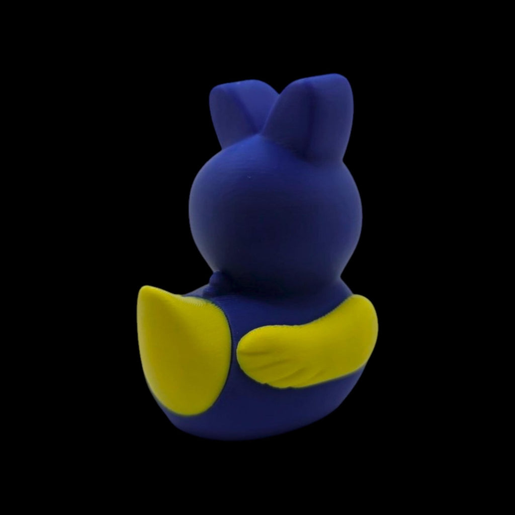 3d Printed Duck Figurine Toy Marshmallow Peep Easter Decoration Accessory Candy Shaped Ornament Blue Pink - JM Designs