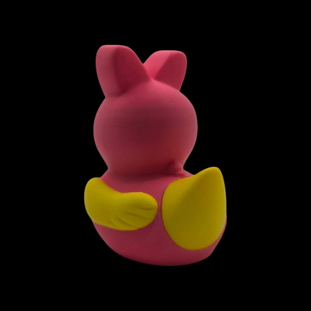 3d Printed Duck Figurine Toy Marshmallow Peep Easter Decoration Accessory Candy Shaped Ornament Blue Pink - JM Designs