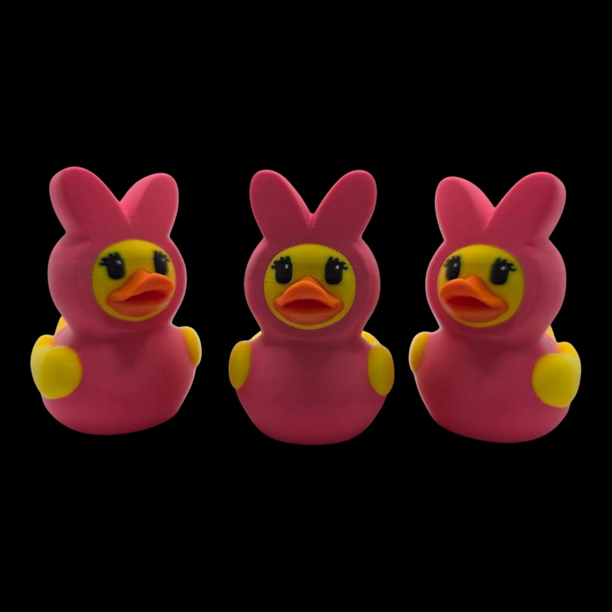 3d Printed Duck Figurine Toy Marshmallow Peep Easter Decoration Accessory Candy Shaped Ornament Blue Pink - JM Designs