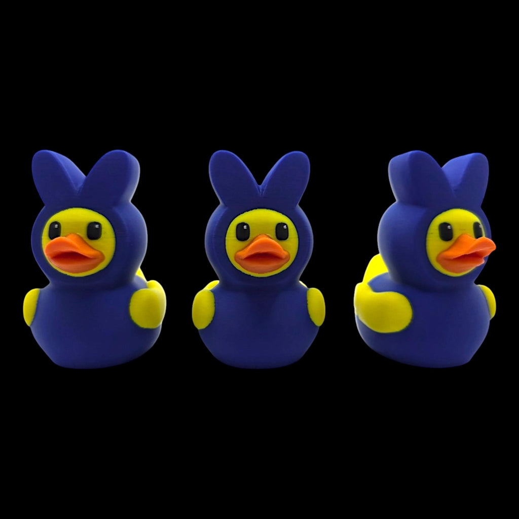 3d Printed Duck Figurine Toy Marshmallow Peep Easter Decoration Accessory Candy Shaped Ornament Blue Pink - JM Designs