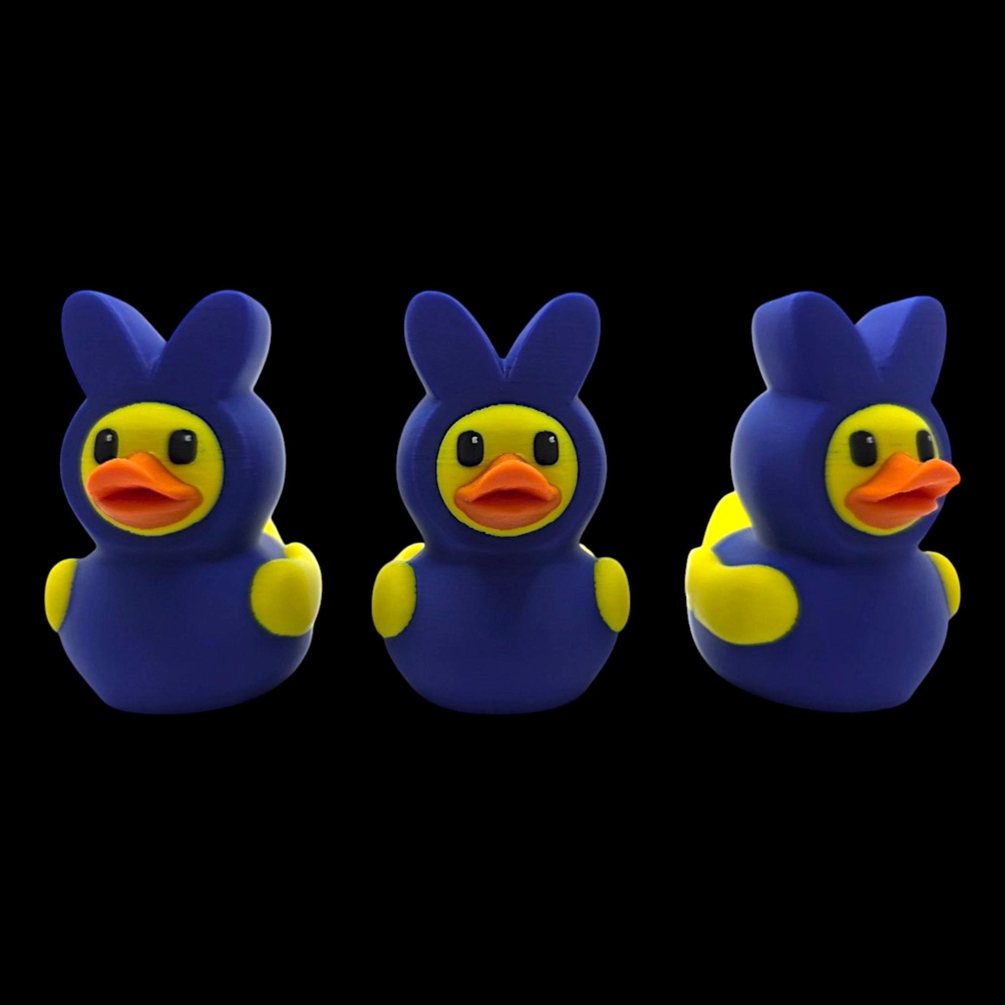 3d Printed Duck Figurine Toy Marshmallow Peep Easter Decoration Accessory Candy Shaped Ornament Blue Pink - JM Designs