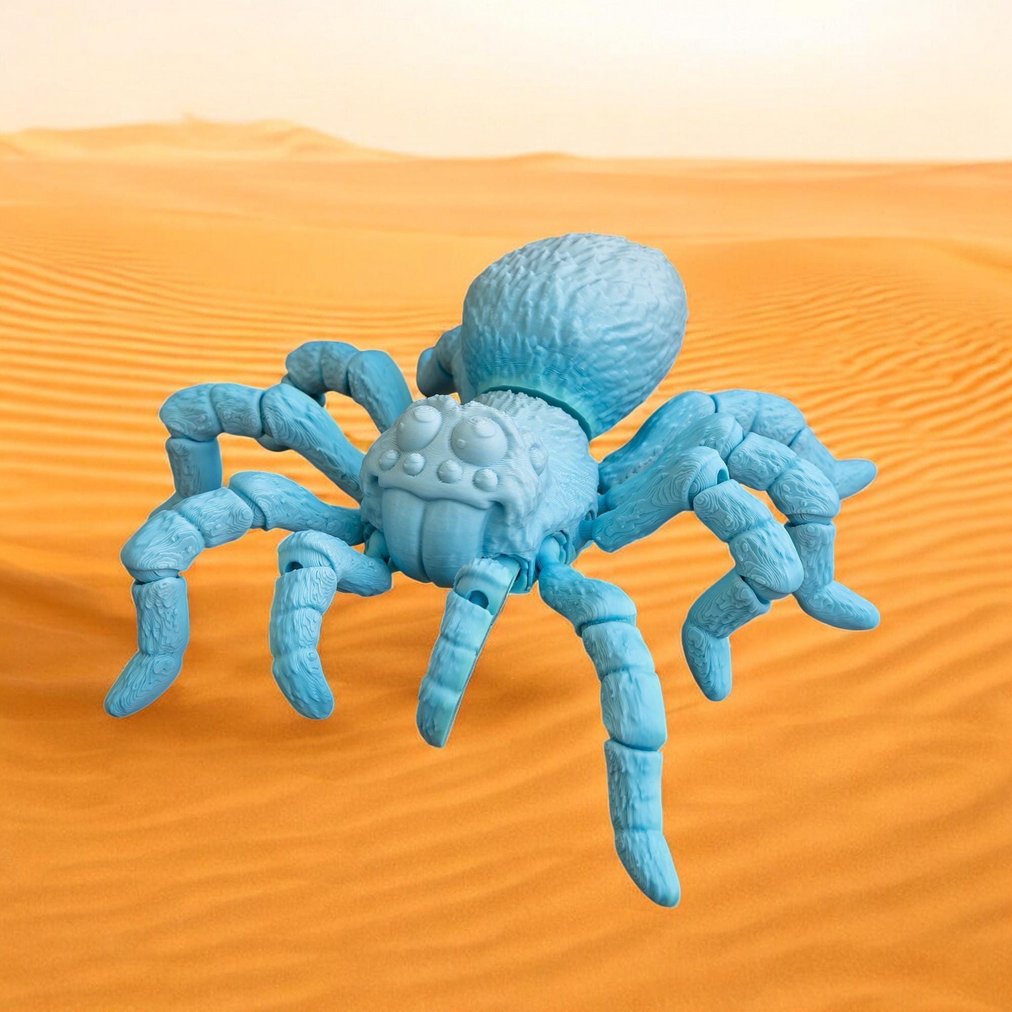 3D Printed Spider Figurine, Realistic Tarantula Model for Collectors - JM Designs