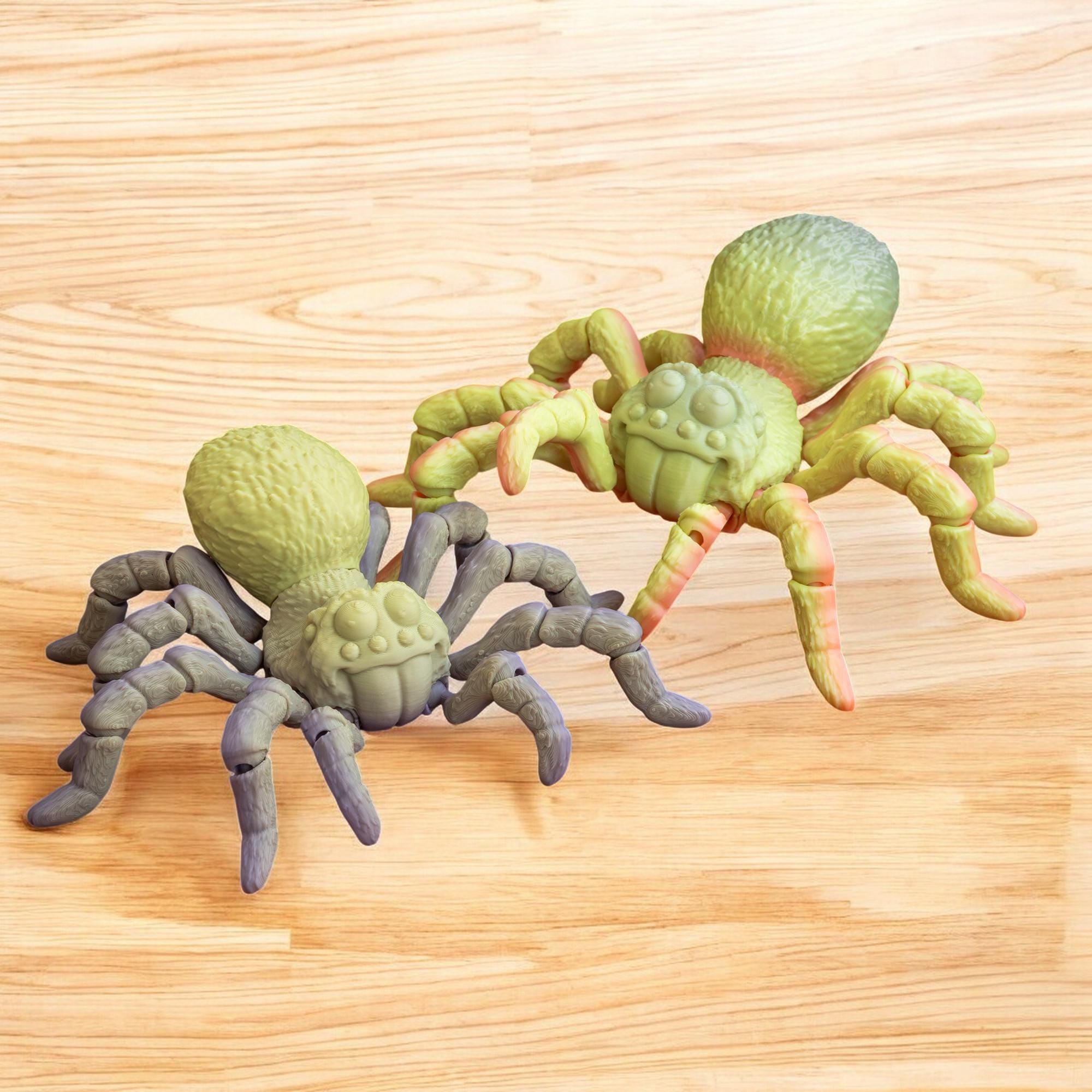 3D Printed Spider Figurine, Realistic Tarantula Model for Collectors - JM Designs