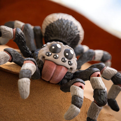 3D Printed Spider Figurine, Realistic Tarantula Model for Collectors - JM Designs