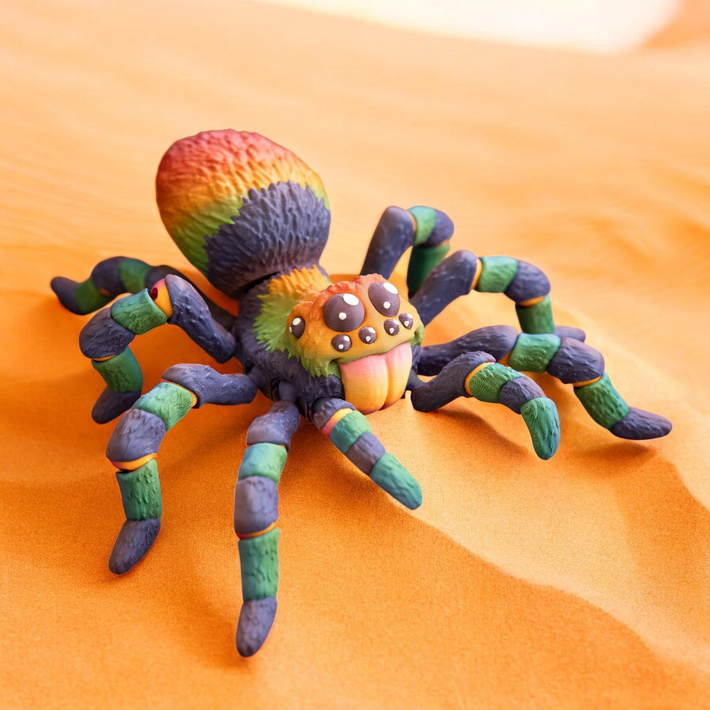 3D Printed Spider Figurine, Realistic Tarantula Model for Collectors - JM Designs
