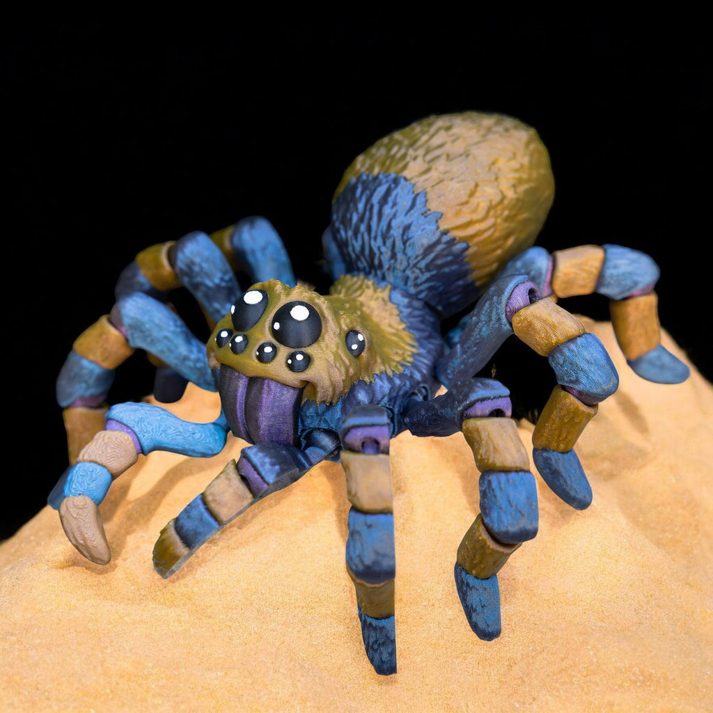 3D Printed Spider Figurine, Realistic Tarantula Model for Collectors - JM Designs