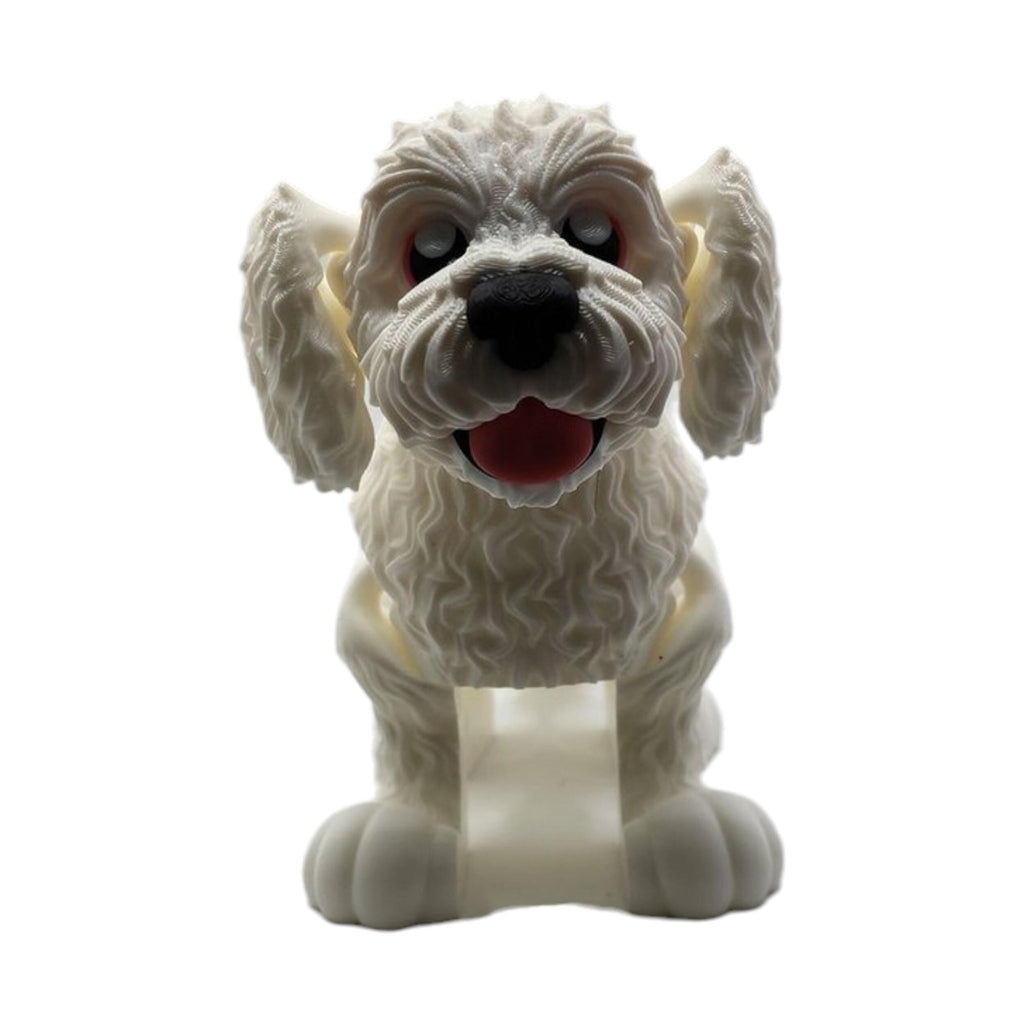 4 different colors Goldendoodle Desk Decoration Display Miniature Dog Statue Figurine Doodle Art - JM Designs