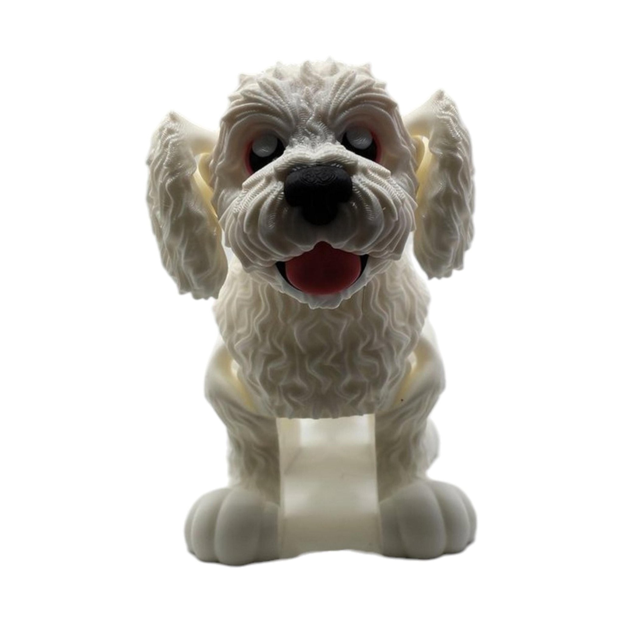 4 different colors Goldendoodle Desk Decoration Display Miniature Dog Statue Figurine Doodle Art - JM Designs