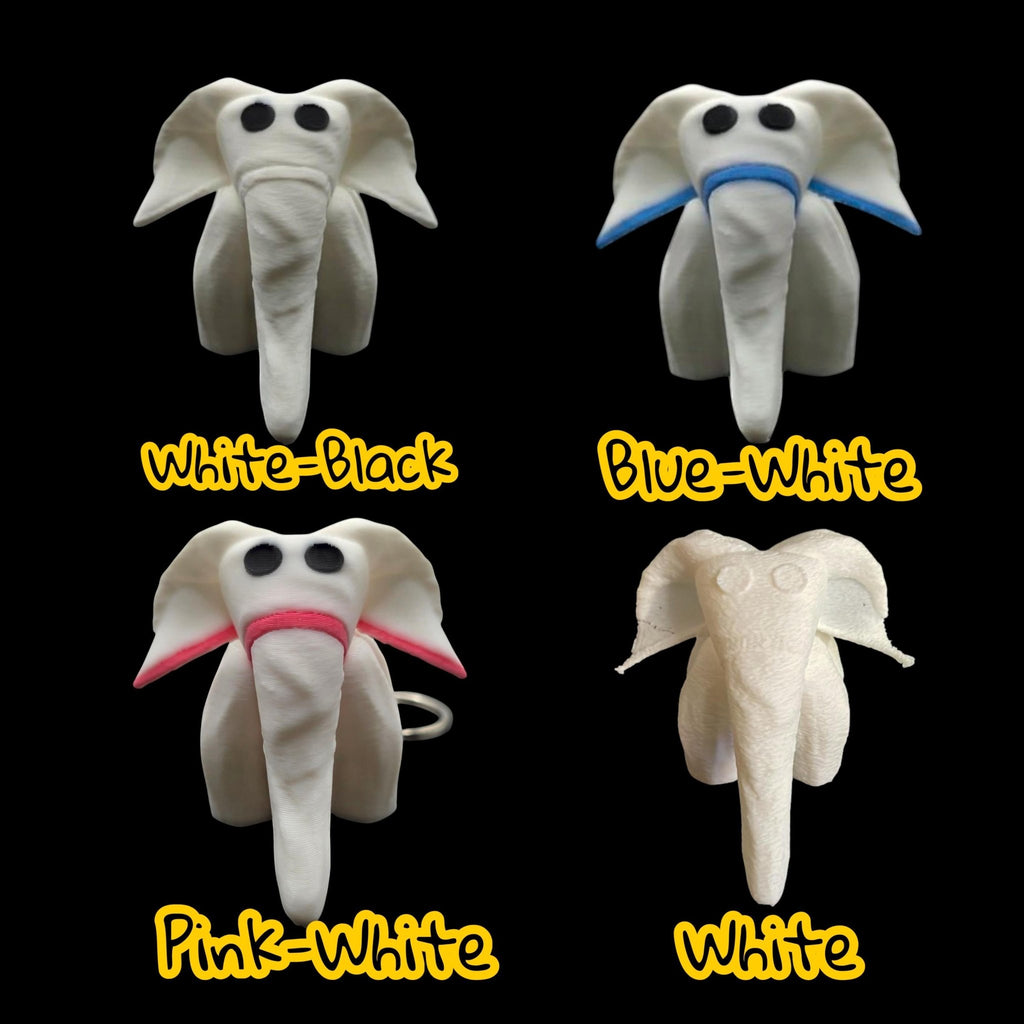 4 Different Elephant Towel Animal Keychain Cruise Lines Souvenir Travel Accessory Vacation Gift Safari Theme Animal Figurine - JM Designs