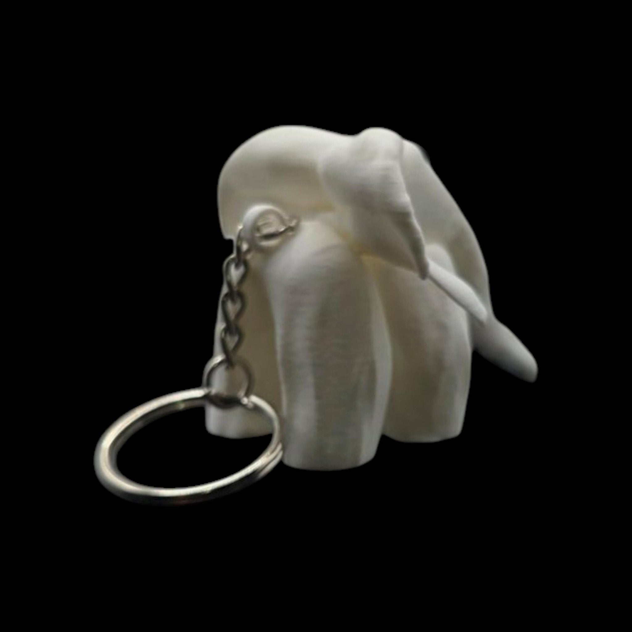 4 Different White Elephant Towel Animal Keychain Cruise Lines Souvenir Travel Accessory Vacation - JM Designs