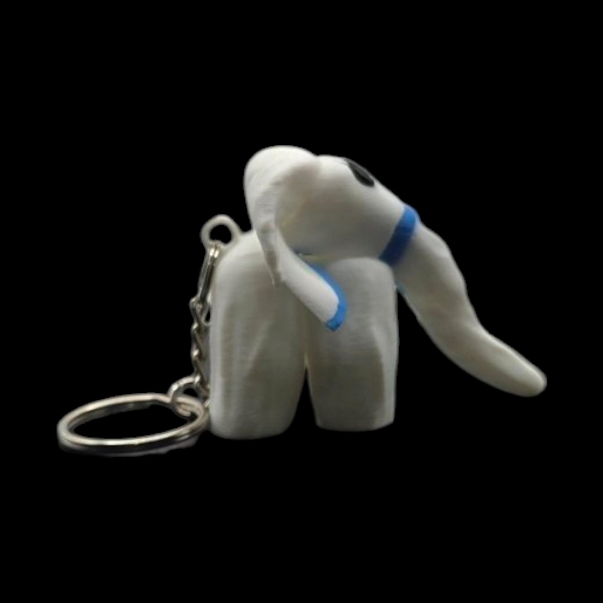 4 Different White Elephant Towel Animal Keychain Cruise Lines Souvenir Travel Accessory Vacation - JM Designs