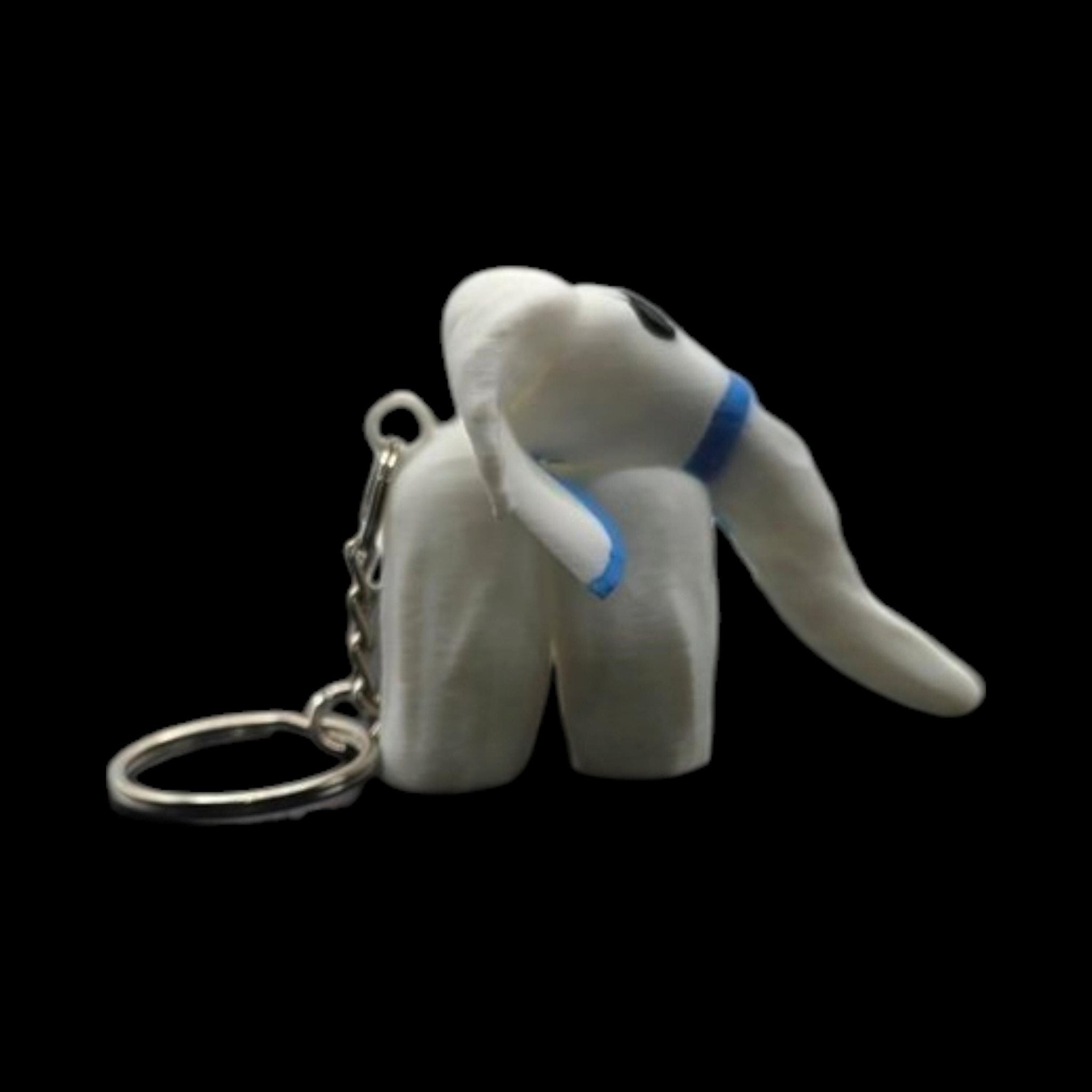 4 Different White Elephant Towel Animal Keychain Cruise Lines Souvenir Travel Accessory Vacation - JM Designs