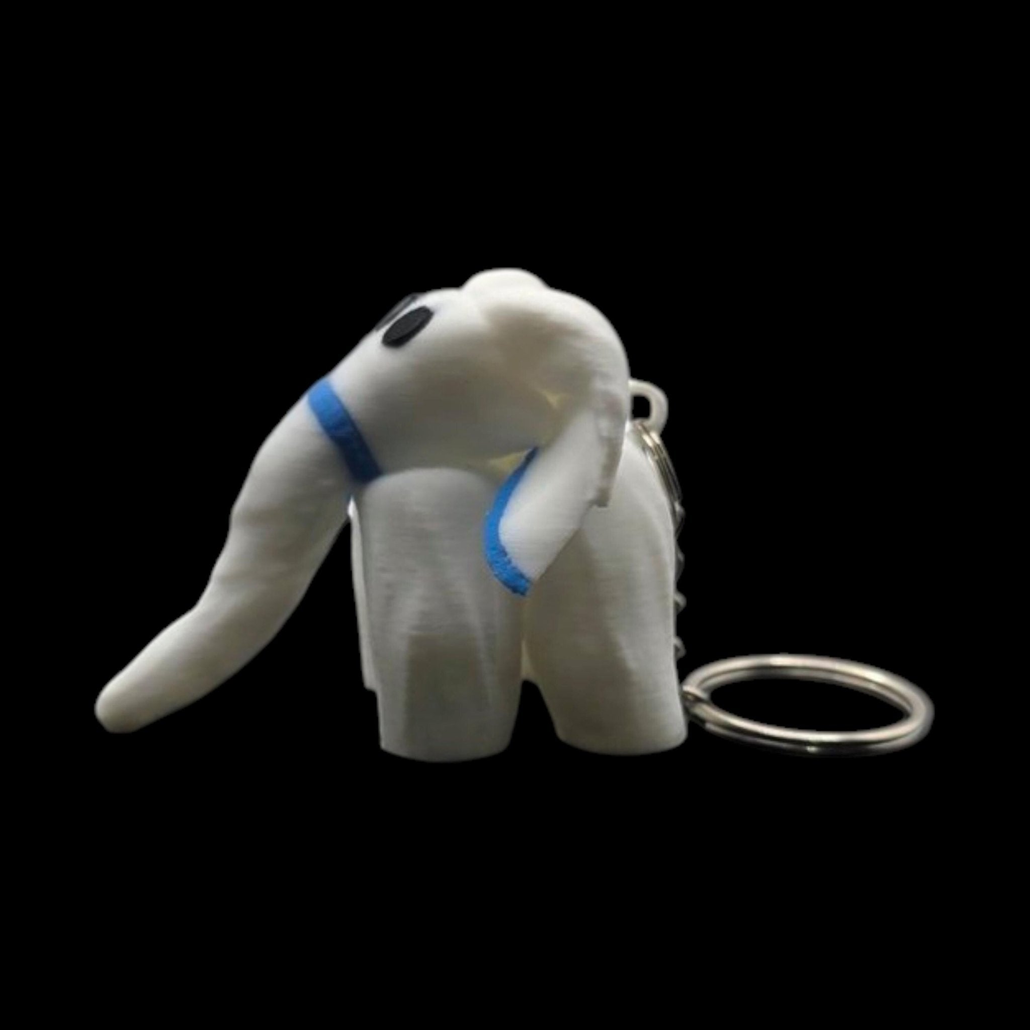 4 Different White Elephant Towel Animal Keychain Cruise Lines Souvenir Travel Accessory Vacation - JM Designs