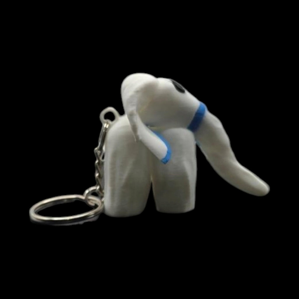 4 Different White Elephant Towel Animal Keychain Cruise Lines Souvenir Travel Accessory Vacations - JM Designs