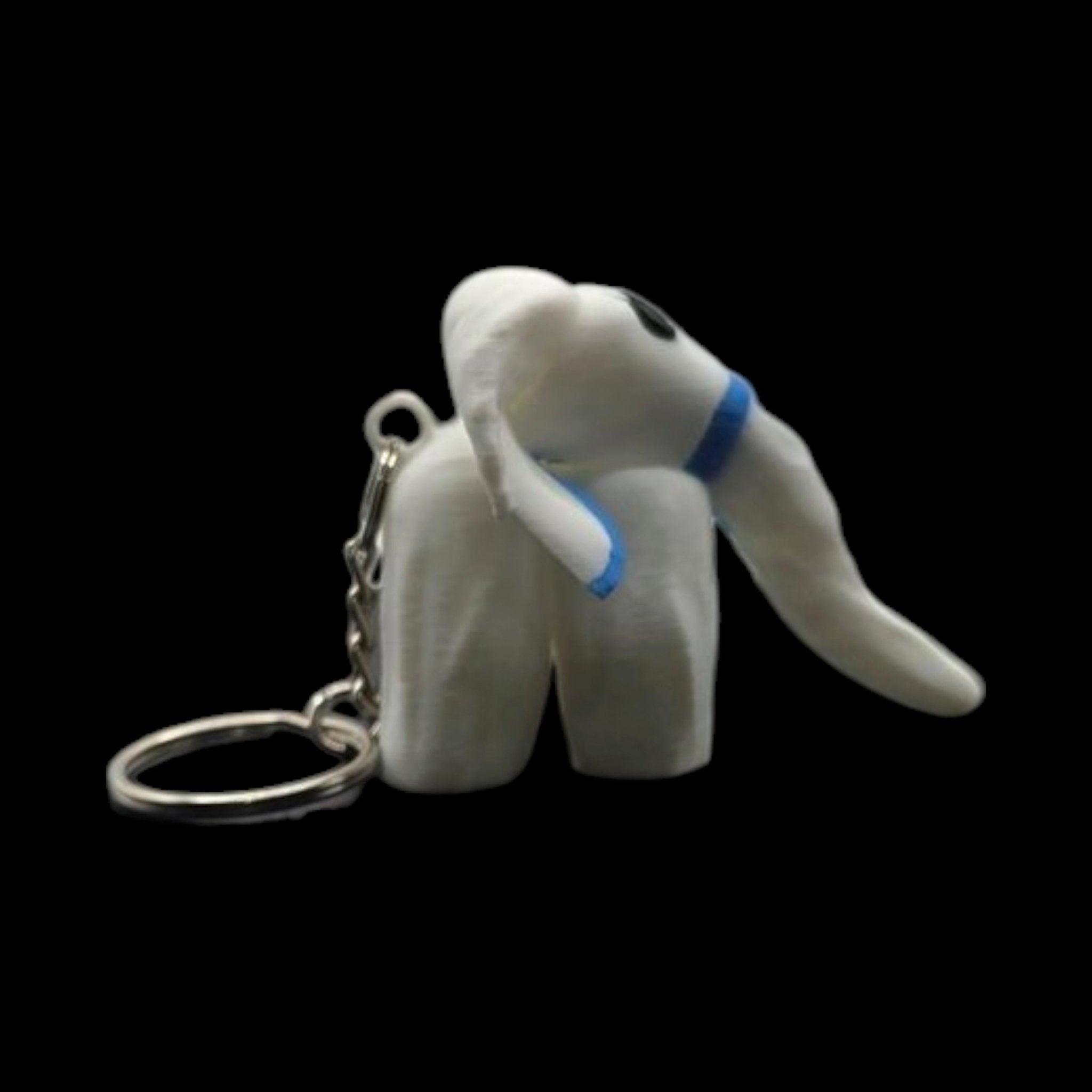 4 Different White Elephant Towel Animal Keychain Cruise Lines Souvenir Travel Accessory Vacations - JM Designs