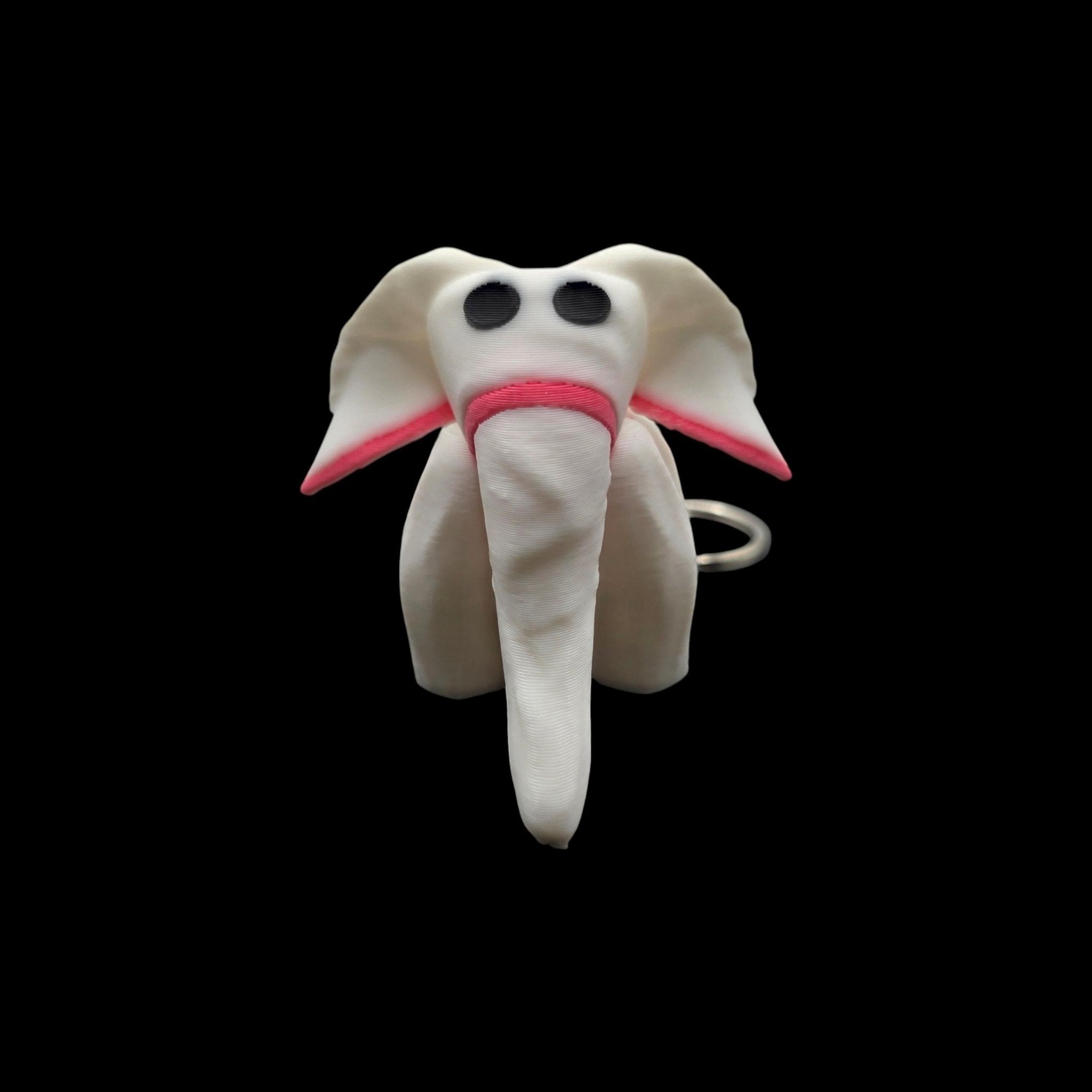4 Different White Elephant Towel Animal Keychain Cruise Lines Souvenir Travel Accessory Vacations - JM Designs