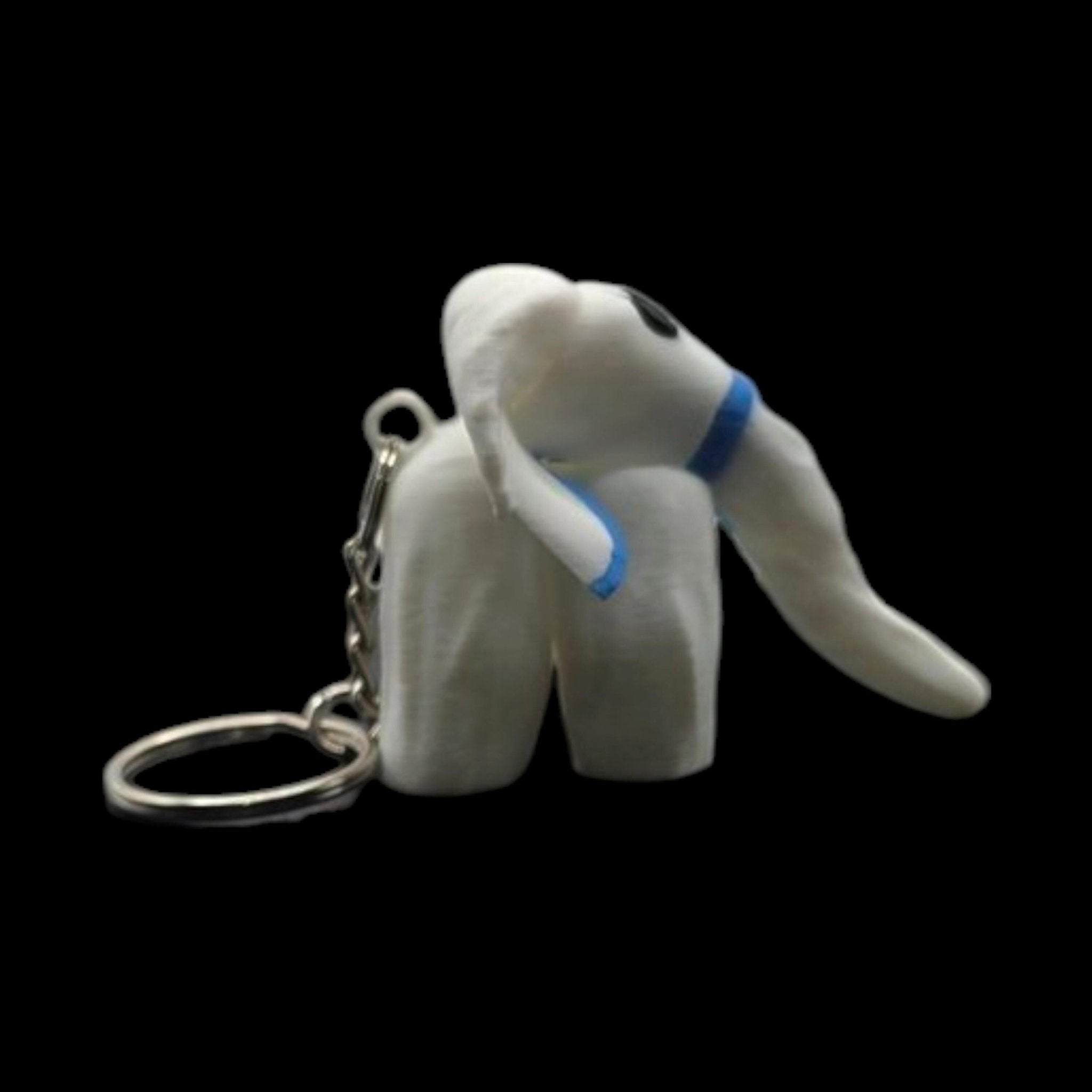 4 Different White Elephant Towel Animal Keychain Cruise Lines Souvenir Travel Accessory Vacations - JM Designs