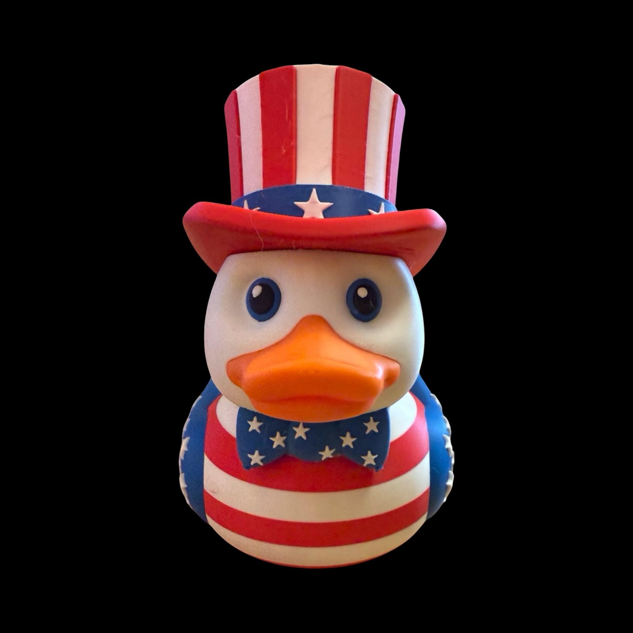 4Th of July Duck, Patriotic Rubber with Stars and Stripes Design - JM Designs