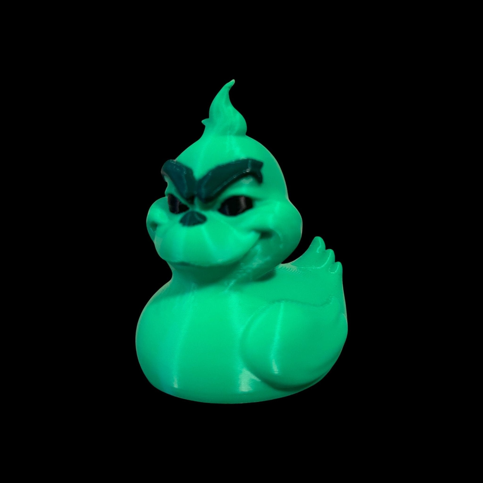 5 Different Inspired Grinch Duck Figurine Christmas Decoration Holiday Gift Idea Perfect Present Santa Ornament - JM Designs