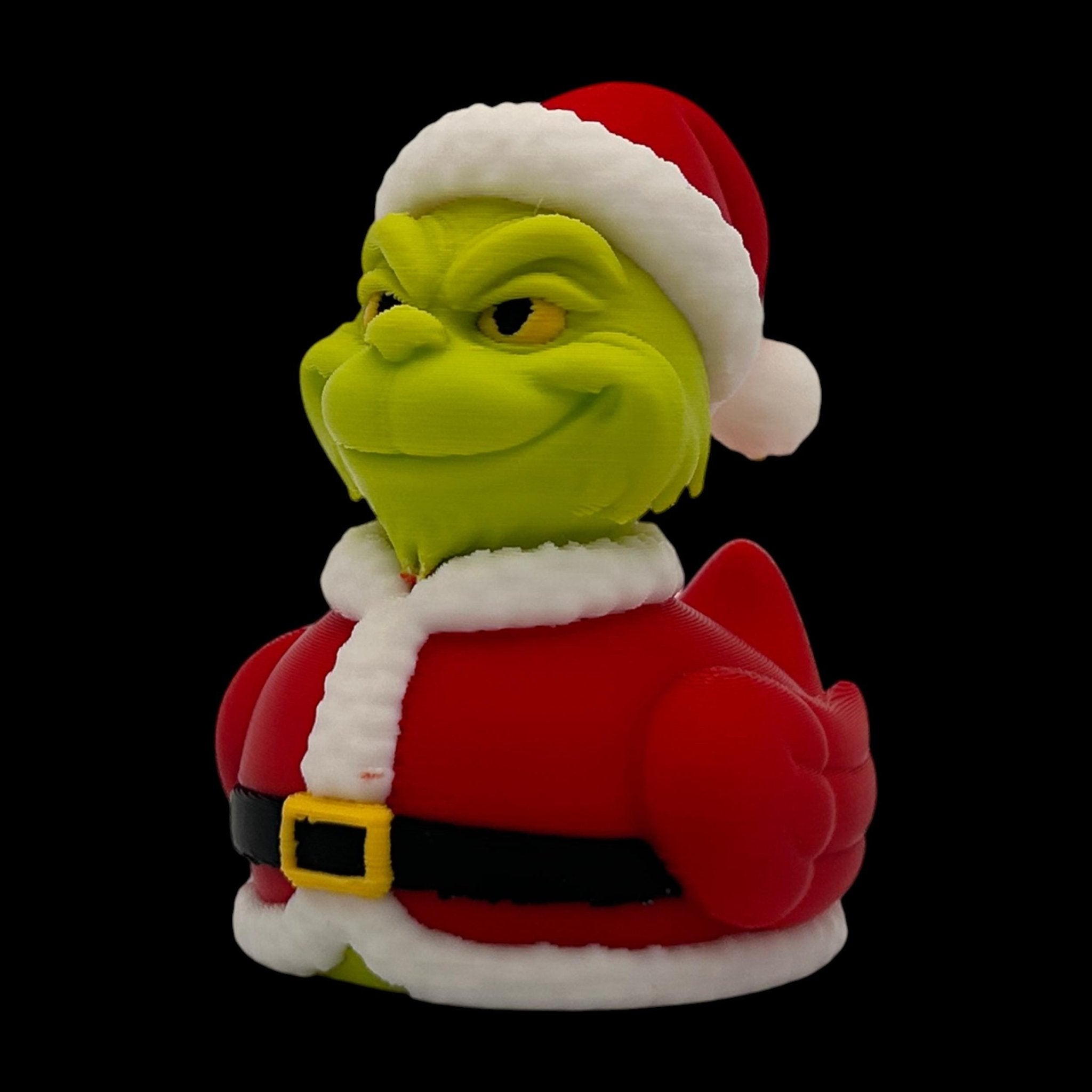 5 Different Inspired Grinch Duck Figurine Christmas Decoration Holiday Gift Idea Perfect Present Santa Ornament - JM Designs