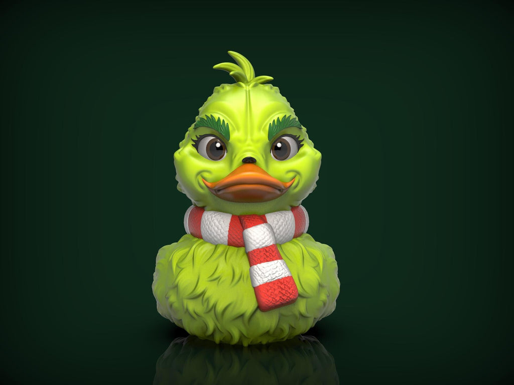 5 Different Inspired Grinch Duck Figurine Christmas Decoration Holiday Gift Idea Perfect Present Santa Ornament - JM Designs