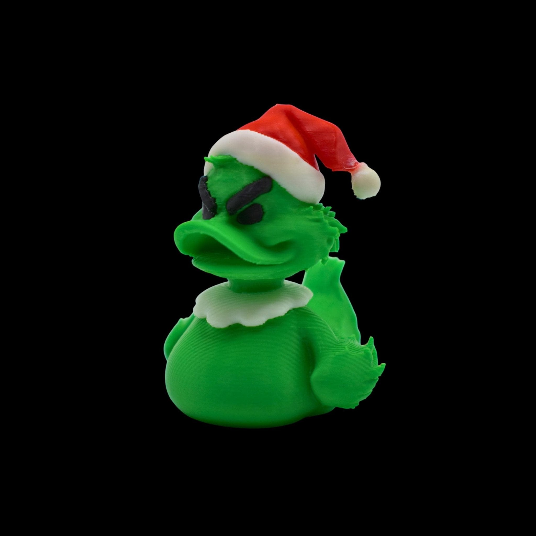 5 Different Inspired Grinch Duck Figurine Christmas Decoration Holiday Gift Idea Perfect Present Santa Ornament - JM Designs
