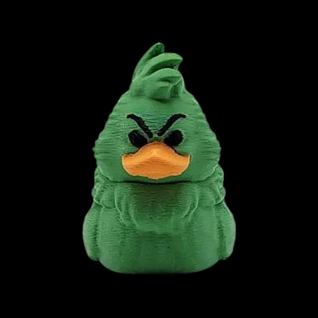5 Different Inspired Grinch Duck Figurine Christmas Decoration Holiday Gift Idea Perfect Present Santa Ornament - JM Designs