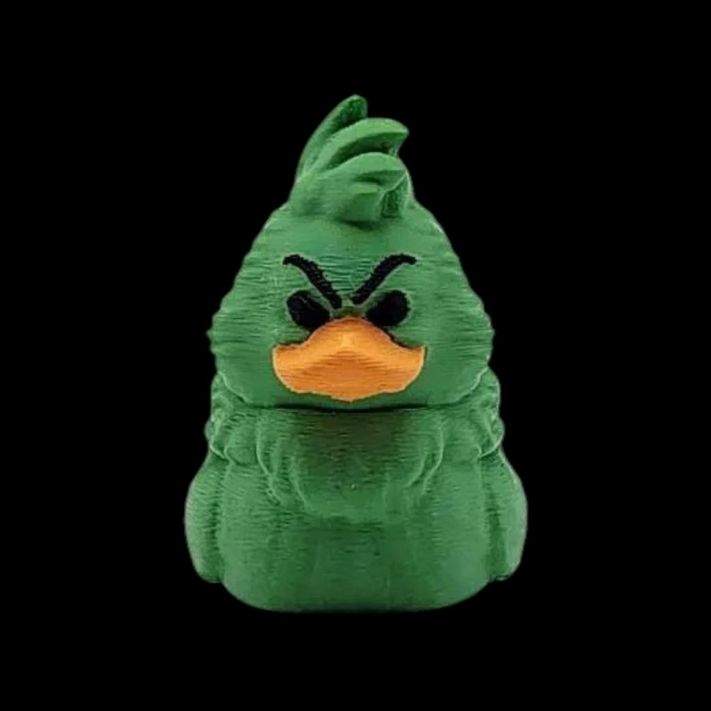 5 Different Inspired Grinch Duck Figurine Christmas Decoration Holiday Gift Idea Perfect Present Santa Ornament - JM Designs