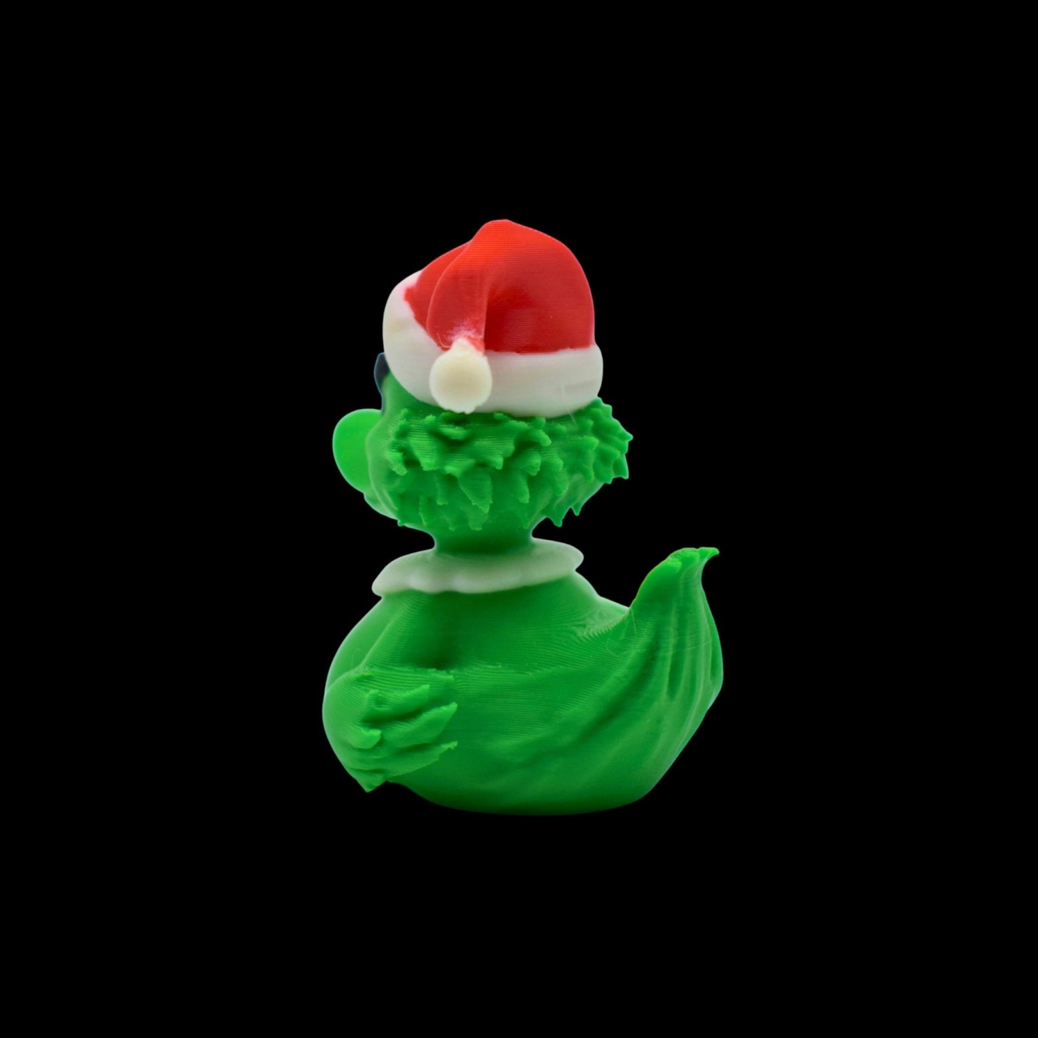 5 Different Inspired Grinch Duck Figurine Christmas Decoration Holiday Gift Idea Perfect Present Santa Ornament - JM Designs