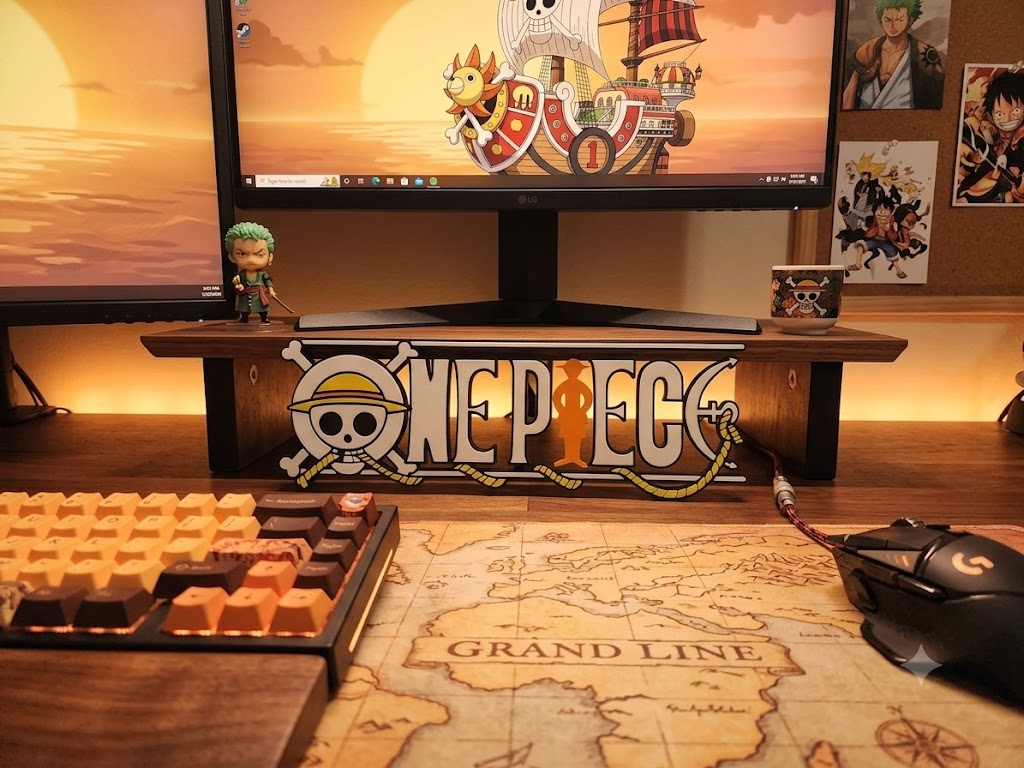 One Piece Logo 3D Printed Wall Art / Desk Sign