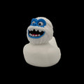 Abominable Snowman Duck Bath Toy Monster Figure Winter Decoration Bathroom Accessory Desk Item Novelty Gift Yeti Collectible Creature Bumble - JM Designs